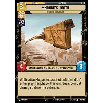 Karetní hra Hound's Tooth, Reliable and Deadly 185/202 - Jump to Lightspeed Typ karty: Standard