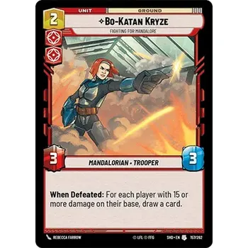 Karetní hra Bo Katan Kryze 157/262 - Shadows of the Galaxy Typ karty: Foil