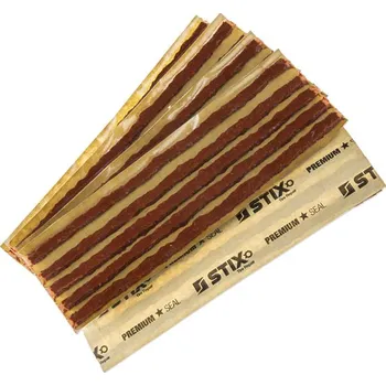 Sada na opravu pneumatiky ProfiGaráž Opravné knoty na defekty 6mm 20cm 25ks Brown