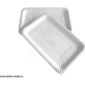 Jednorázové nádobí Papírové tácky č.5 C - 16 x 23 cm - Papírové tácky č.5 C - 16 x