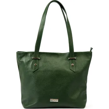 Kabelka Kožená kabelka MiaMore 01-058 zelená