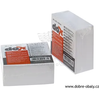 Samolepící bloček Poznámková kostka bílá lepená