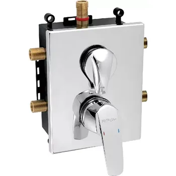 Vodovodní baterie BOX56052RX,0 Podomítková baterie s boxem 3 vývody Novaservis