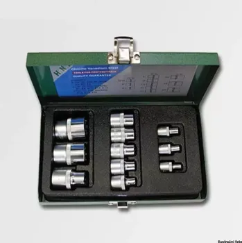 Gola sada H4311 Sada hlavic TRX 1/4" 3/8" 1/2" 11 dílů CRV HONITON