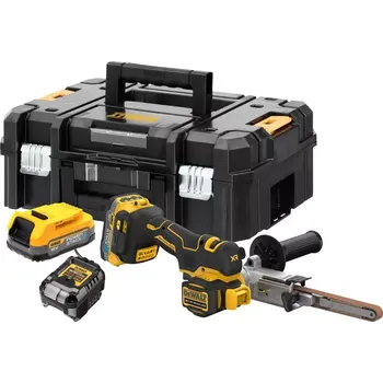 úhlová bruska DCM200E2T Aku prstová bruska POWERSTACK 18V 2x1,7Ah DeWALT