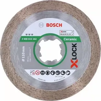 Řezný kotouč 2608615162 Diamantový dělicí kotouč Best for Ceramic 110mm X-LOCK