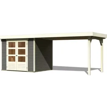 CDATA[Podrobnosti o produktu LG2962 Dřevěný domek KARIBU KERKO 3 plus přístavek 280 cm včetně zadní a boční stěny (82938)…
PEDDY.cz
![Zahradní stavba LG1771 Dřevěný domek KARIBU ASKOLA 4 + přístavek 280 cm (92073) šedý