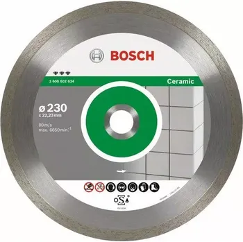 Řezný kotouč 2608602630 Diamantový dělicí kotouč Best for Ceramic 115 x 22,23 x 1,8 x 10 mm Bosch