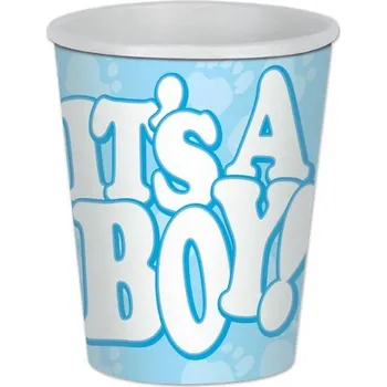 Jednorázové nádobí Papírové kelímky je to kluk 10ks - Cakesicq