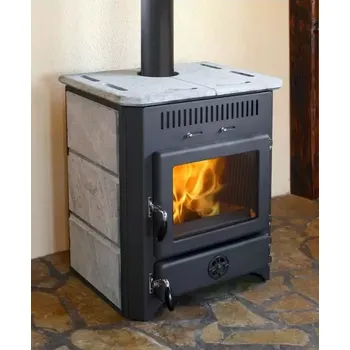 Krbová kamna 418671 Krbová kamna s TV mastek 18,4/13,2kW MBS SD THERMO VULKAN