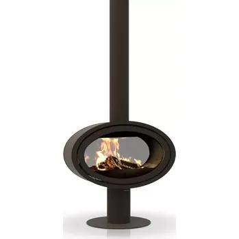 Krbová kamna 3918 Krbová kamna Dik Geurts Oval Tunnel Base