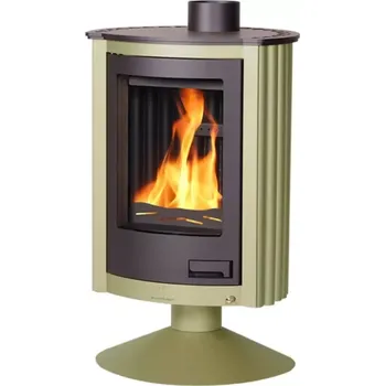 Krbová kamna HSF41-012 Krbová kamna MASTERFLAMME Piccolo II, olivová Flamingo