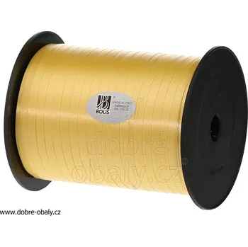 Stuha Stuha na dárky 0,5 cm x 500 m pastelová ZLATÁ