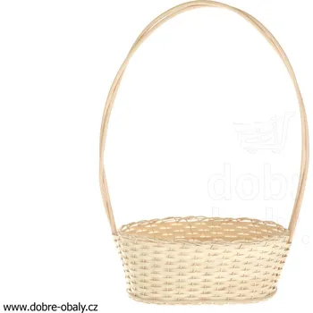 Dárkový potravinový koš Koš proutěný dárkový 22 x 16 cm malý PREMIUM