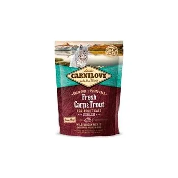 Krmivo pro kočku Carnilove Cat Fresh Carp & Trout Sterilised Adult 2 x 6 kg