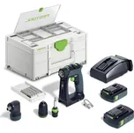576884 Aku vrtací šroubovák CXS 18V C 2x3,0Ah-Set Festool + DÁREK ZDARMA!