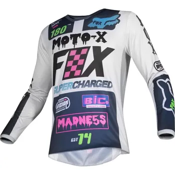 Moto dres FOX 180 Czar Jersey, Light Grey MX19 (21730-097-MASTER) (Velikost: M) 21730-097-MASTER