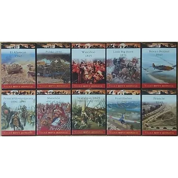 DVD film Velké bitvy historie 10 DVD