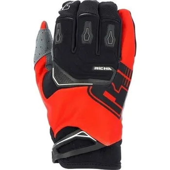 Moto rukavice Moto rukavice RICHA DESERT MX LOGO červené (Velikost: XXL) MCF_13153