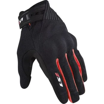 Moto rukavice LS2 DART 2 MAN GLOVES BLACK RED (Velikost: XL) 70011F0132-MASTER