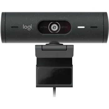 Webkamera Logitech webkamera BRIO 500, Full HD, 4x zoom,RightLight 4 s HDR, grafitová,USB-C 960-001422