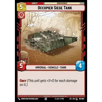 Sběratelská karetní hra Occupier Siege Tank 167/202 - Jump to Lightspeed Typ karty: Standard