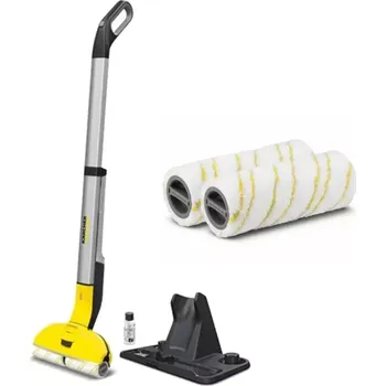 Podlahový mycí stroj 1247959+sadavalcu Aku podlahový čistič KÄRCHER FC 3 1.055-300 + náhradní sada válců Aku podlahový čistič KÄRCHER FC-3 1.055-300 + náhradní sada válců + DOPRAVA ZDARMA!