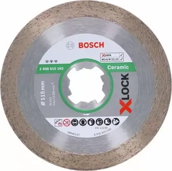 Řezný kotouč 2608615163 Diamantový dělicí kotouč Best for Ceramic 115mm X-LOCK