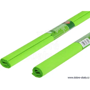 Krepový papír Krepový papír 50x200 cm SVĚTLE ZELENÝ