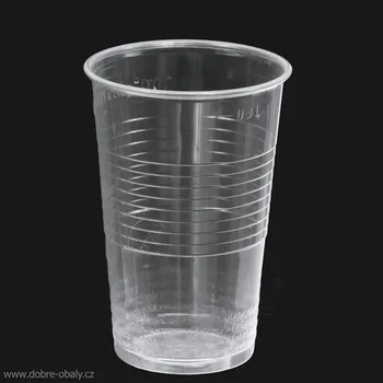 Jednorázové nádobí Kelímek plastový čirý 0,3 l PP - Kelímek plastový čirý 0,3 l PP