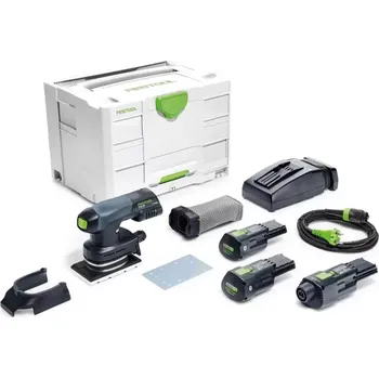 577681 Aku vibrační bruska RTSC 400 18V 2x3,0Ah I-Set Festool + DÁREK ZDARMA!