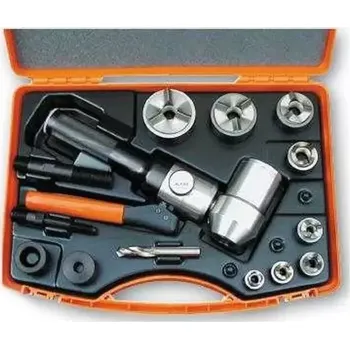 Kompresor 01651 Ruční hydraulická pumpa příčná se sadou PG ALFRA Tristar Plus PG 9-42 Uhlová pumpa+Pg 9 až Pg42 Compact Combi set Tristar Plus Pg9-pg42