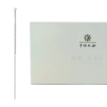 Nástroj na niť a příze Stříbrné akupunkturní jehly - 20ks - se zaváděcí trubičkou stříbrné: 0,25x25