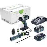 577649 Aku vrtací šroubovák QUADRIVE TDC 18V 1x5,0 + 1x4,0Ah I-Plus Festool + DÁREK ZDARMA!