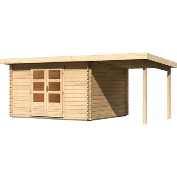 CDATA[Podrobnosti o produktu LG2992 Dřevěný domek KARIBU KERKO 5 plus přístavek 280 cm včetně zadní stěny (9207) šedý…
PEDDY.cz
![Zahradní stavba LG2934 Dřevěný domek KARIBU BASTRUP 7 + přístavek 200 cm (78673) natur