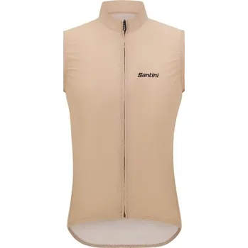 Cyklistická vesta Unisex vesta SANTINI RTR Wind Cappuccino - M