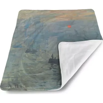 deka Sablio Dětská deka pro miminko Imprese, východ slunce - Claude Monet - 80x100 cm