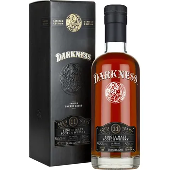 Whisky Darkness Craigellachie 11 letá 55,5% 0,5l