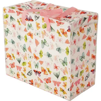 Nákupní taška Velká taška Motýlci - Prostorná taška s elegantním motivem motýlků