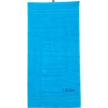 Ručník Ručník se jménem QUALITY 400 g/m2 - Tyrkysová