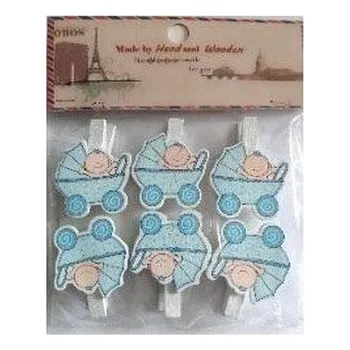 Set školních potřeb Klamerki ozdobne niemowlęce 6szt