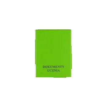 Set školních potřeb Okładka na dokumenty ucznia pion grass
