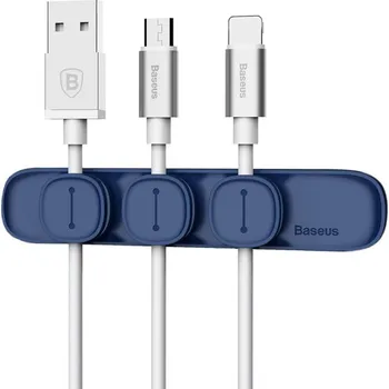 kabelová chránička Baseus magnetický organizér kabelů - tmavě modrý