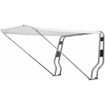 Člun NUTICHE Bimini sluneční clona pro Roll Bar bílá Varianta: šířka 145 x délka 205 x výška 120cm