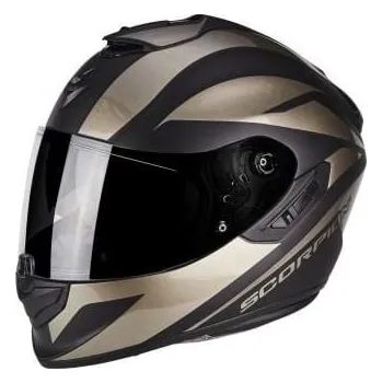 Helma na motorku Moto přilba SCORPION EXO-1400 AIR FREEWAY II černo/titanová matná (Velikost: L) MCF_10153