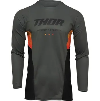 Moto dres THOR DRES PLS REACT ARMY/BK (2910-6528) (Velikost: XL) 2910-6528