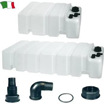 Člun NUTICHE Polyetylenová nádrž na vodu s plnicím uzávěrem, ponornou trubicí a ventilací. Objem/Litry: 32L