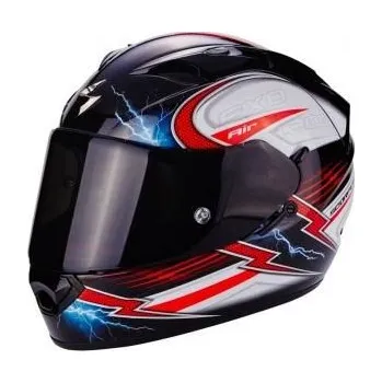 Helma na motorku Moto přilba SCORPION EXO-1200 AIR FULGUR černo/bílo/červená (Velikost: XXL) MCF_9277