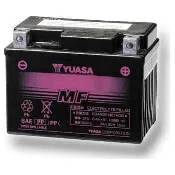 Motobaterie Továrně aktivovaná motocyklová baterie YUASA YTZ4V 102623
