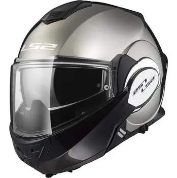 Helma na motorku LS2 FF399 VALIANT GLOSS CHROME (503991098) (Velikost: XS) 503991098